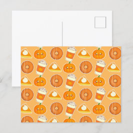 Postal Tratamientos de calabaza en temporada de otoño