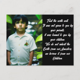 Postal Tratar el pozo de la Tierra | Chico tropical