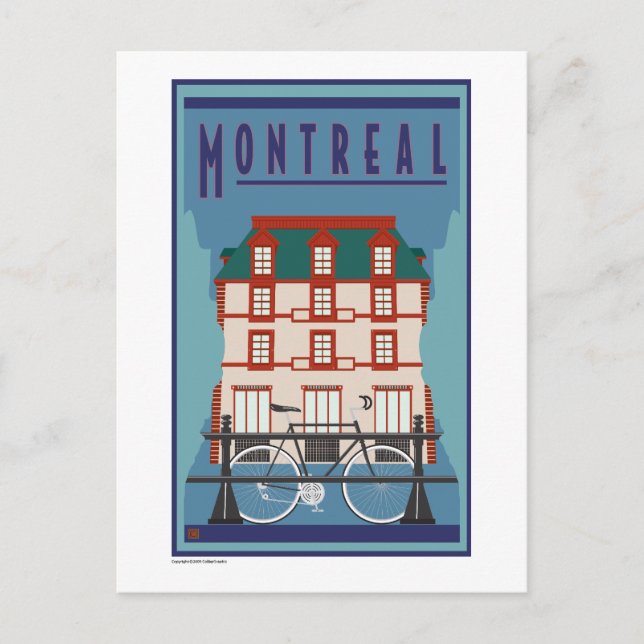 Postal TRAVEL-Canadá-Montreal- (Anverso)