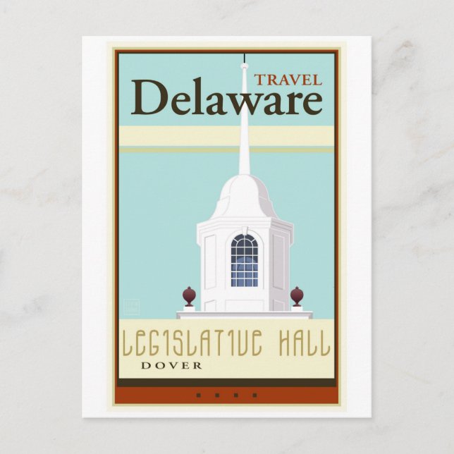 Postal Travel Delaware (Anverso)