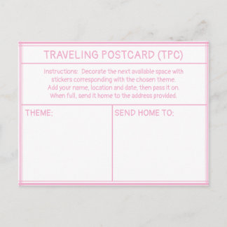 POSTAL TRAVELING POSTCARD (TPC)