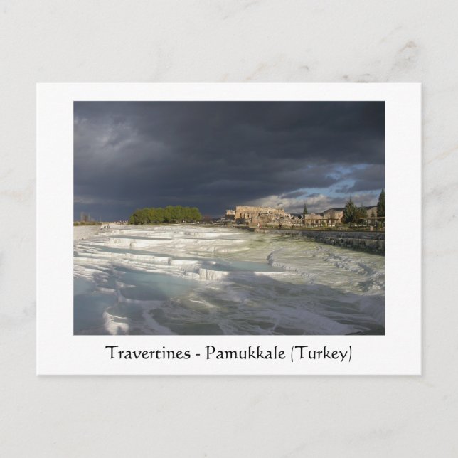 Postal Travertines - Pamukkale (Turquía) (Anverso)