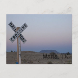 Postal Travesía ferroviaria de Marfa, TX