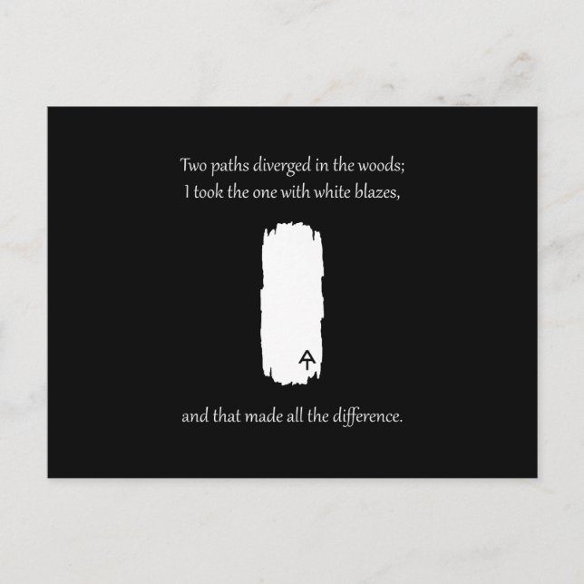 Postal Trayecto Apalache Caminos Blancos Diversos (Anverso)