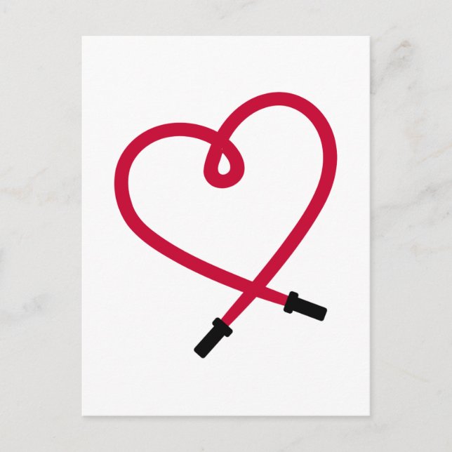 Postal Trazo de salto (Anverso)