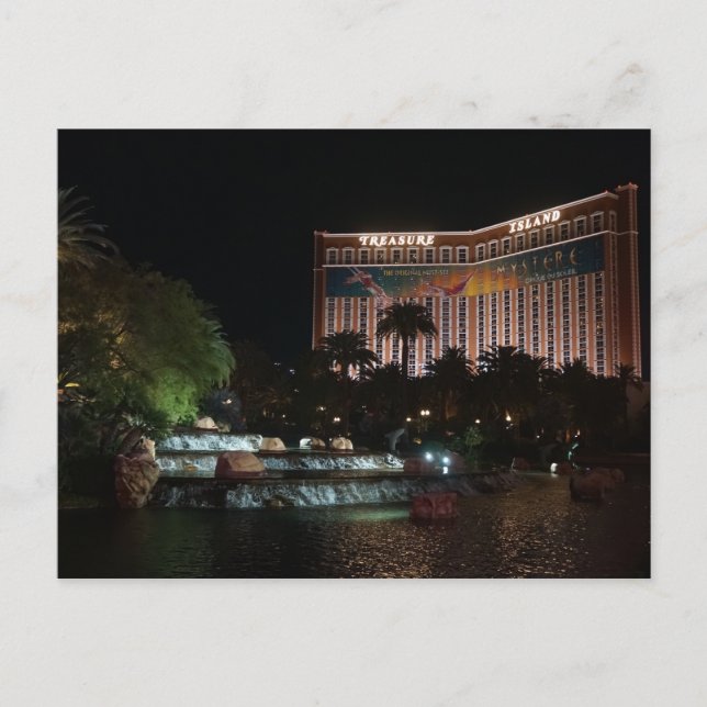 Postal Treasure Island Hotel #1 Postcard (Anverso)