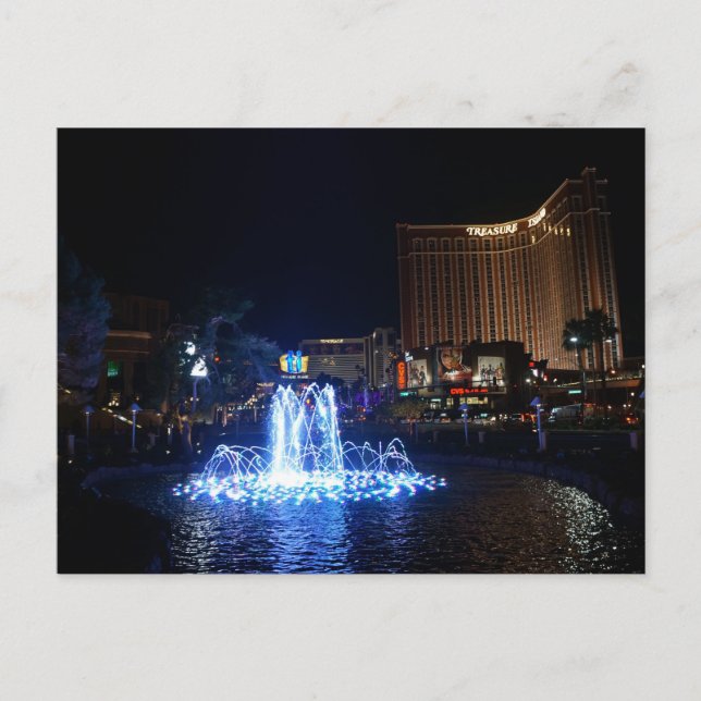 Postal Treasure Island Hotel #2-1 Postcard (Anverso)