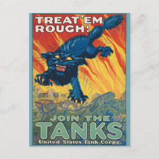 Postal Treat 'Em Rough - Únete A Los Tanques