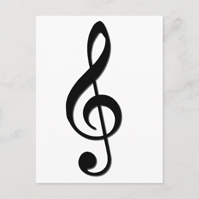 Postal Treble Clef (Anverso)