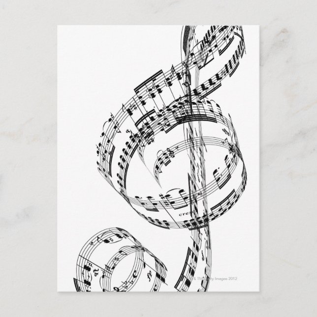 Postal Treble Clef (Anverso)