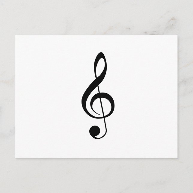 Postal Treble Clef (Anverso)