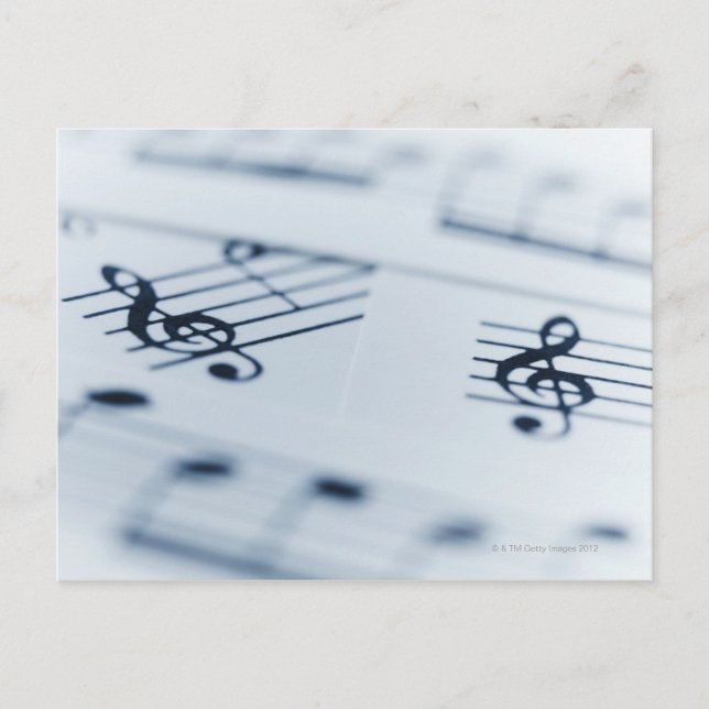 Postal Treble Clef 2 (Anverso)