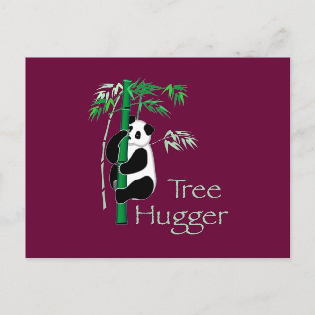 Postal Tree Hugger Panda (Anverso)