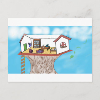 Postal Treehouse mágico