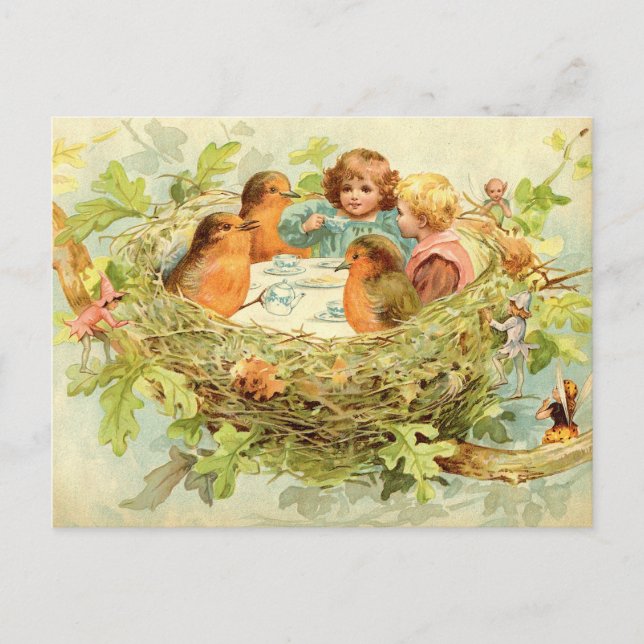 Postal Treetop Tea Fiesta (Anverso)