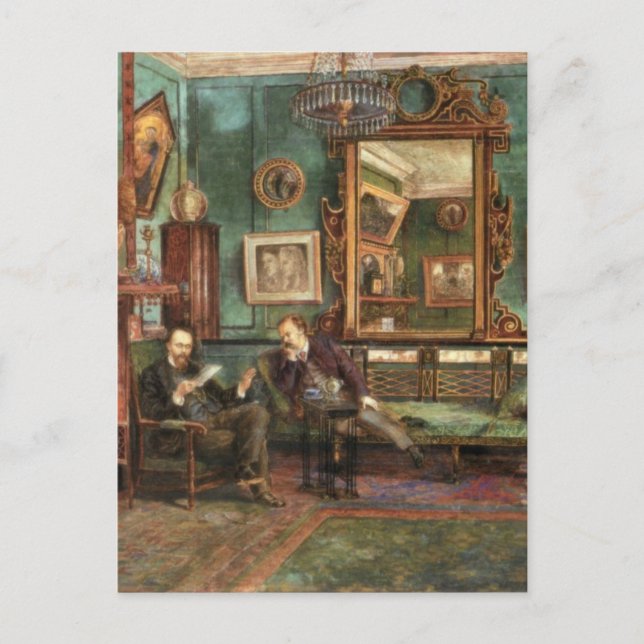 Postal Treffry Dunn Rossetti & Dunton a 16 Cheyne a pie (Anverso)