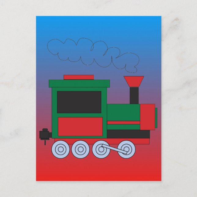Postal Tren (Anverso)