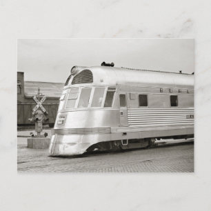 Postal Tren aerodinámico Zephyr, 1939