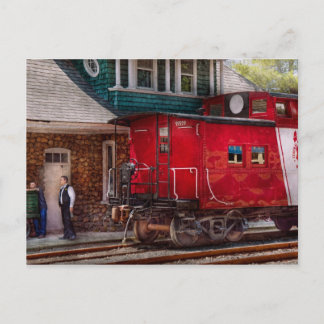 Postal Tren - Caboose - Fin de la línea