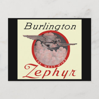 Postal Tren de Burlington Zephyr