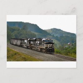 Postal Tren de carbón