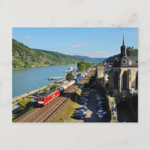 Postal Tren de carga en Oberwesel