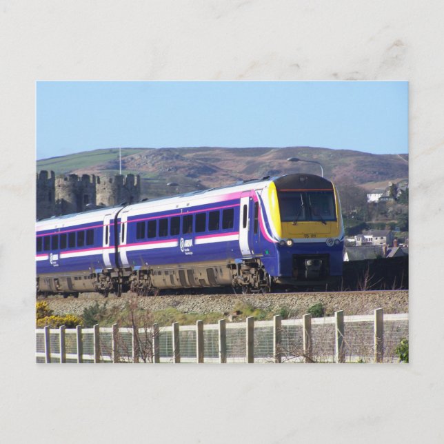 Postal Tren de Conwy (Anverso)