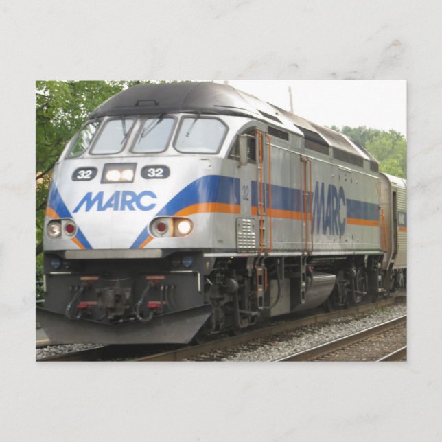 Postal Tren de desplazamiento (Anverso)