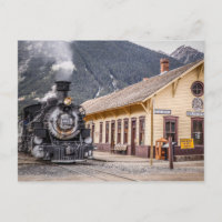 Tren de Durango Silverton en el depósito de