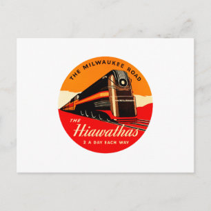Postal Tren de Hiawathas