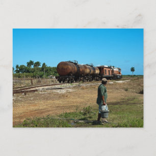 Postal Tren de melaza transportada por diesel