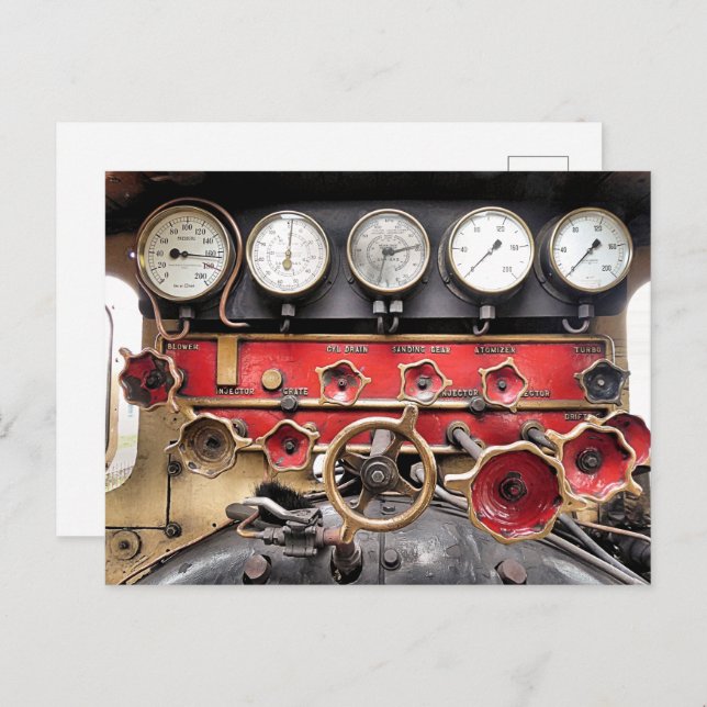 POSTAL TREN DE VAPOR (Anverso / Reverso)