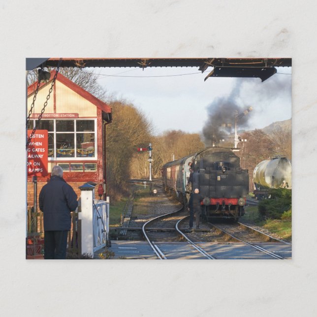 Postal Tren de vapor en Ramsbottom (Anverso)