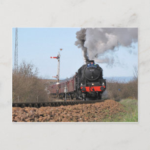 Postal Tren de vapor Gran Bretaña III