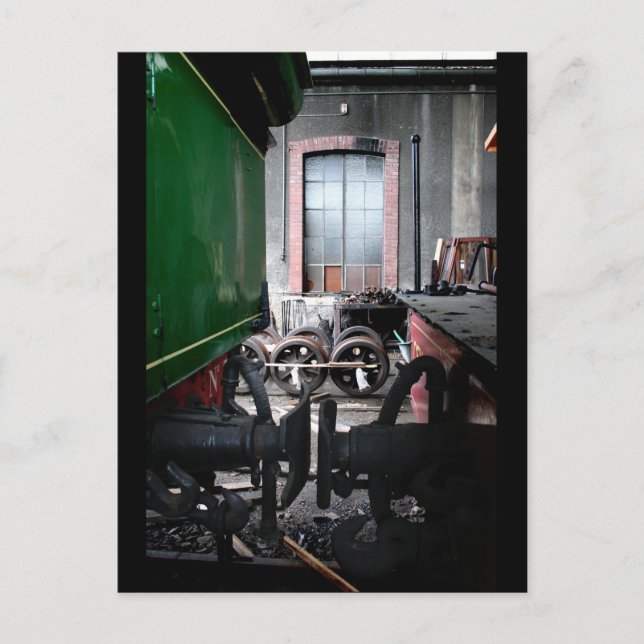 Postal Tren de vapor Le Mastrou Postcard (Anverso)