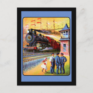 Postal Tren de vapor para locomotoras