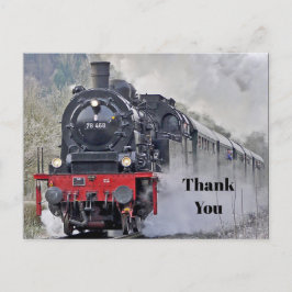 Postal Tren de Vintage Steam Locomotive Photo