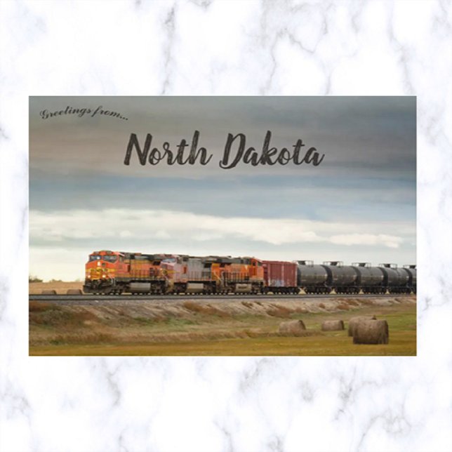 Postal Tren en Dakota del Norte (Subido por el creador)