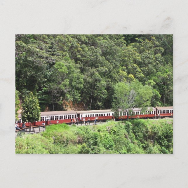 Postal Tren Escenario, Kuranda (Anverso)