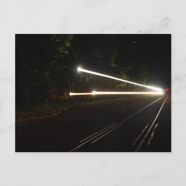 Postal Tren fantasma (Anverso)