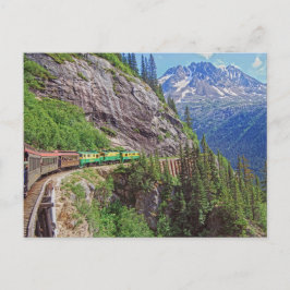 Postal Tren histórico del Yukón, Canadá