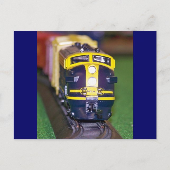 Postal Tren modelo HO (Anverso)