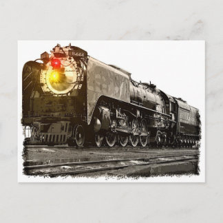 Postal Tren negro 8444