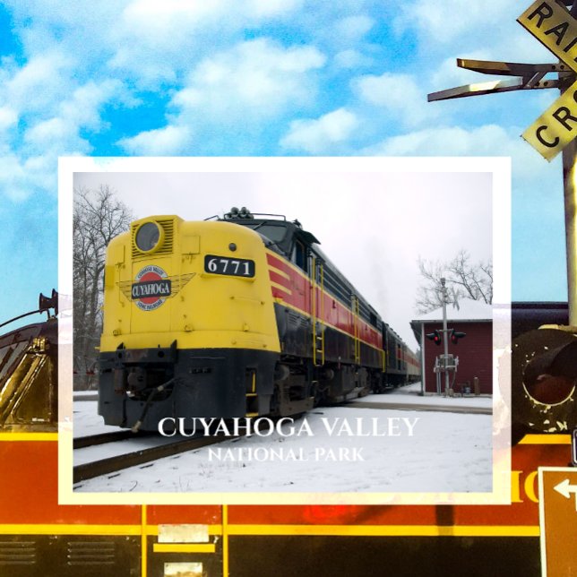 Postal Tren panorámico del ferrocarril de Cuyahoga Valley (Subido por el creador)