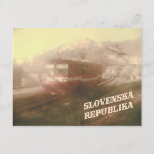Postal Tren retro