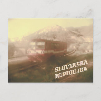 Postal Tren retro