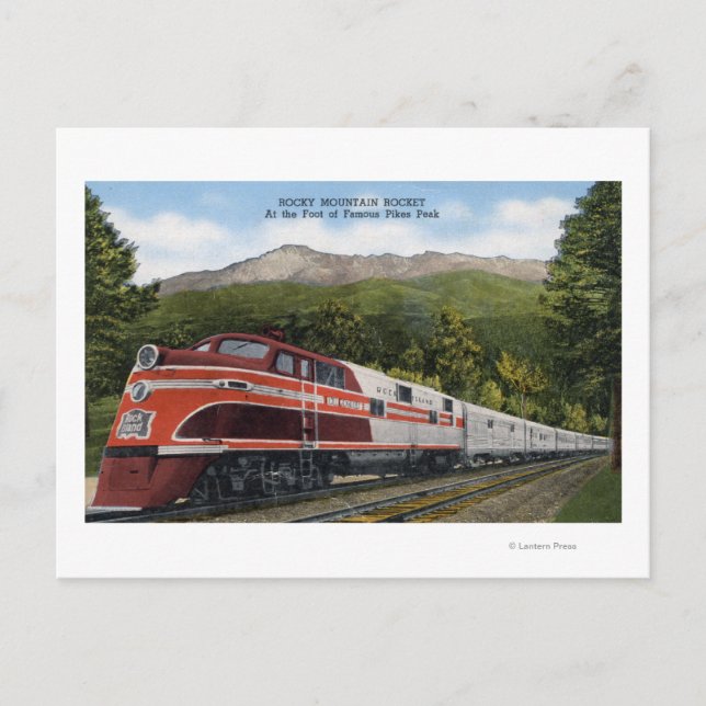 Postal Tren Rocket Mountain (Anverso)