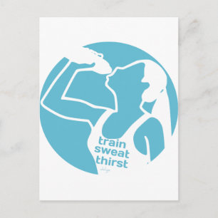 Postal TREN SWEAT 3er (F) azul