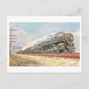 Postal Tren Vintage New York Central