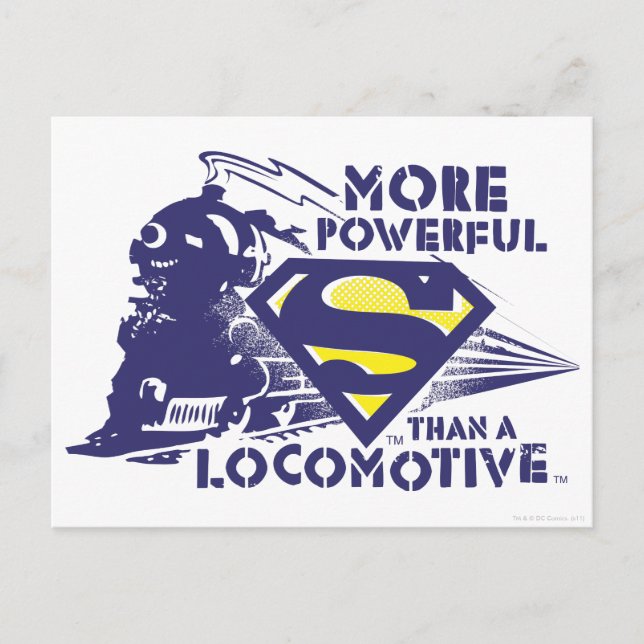 Postal Tren y logotipo (Anverso)